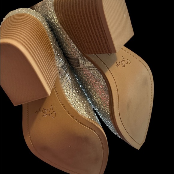 Crown Vintage Size 6.5 Womens Shimmer Western Boots Shoe Was Tried On in store - Picture 5 of 6